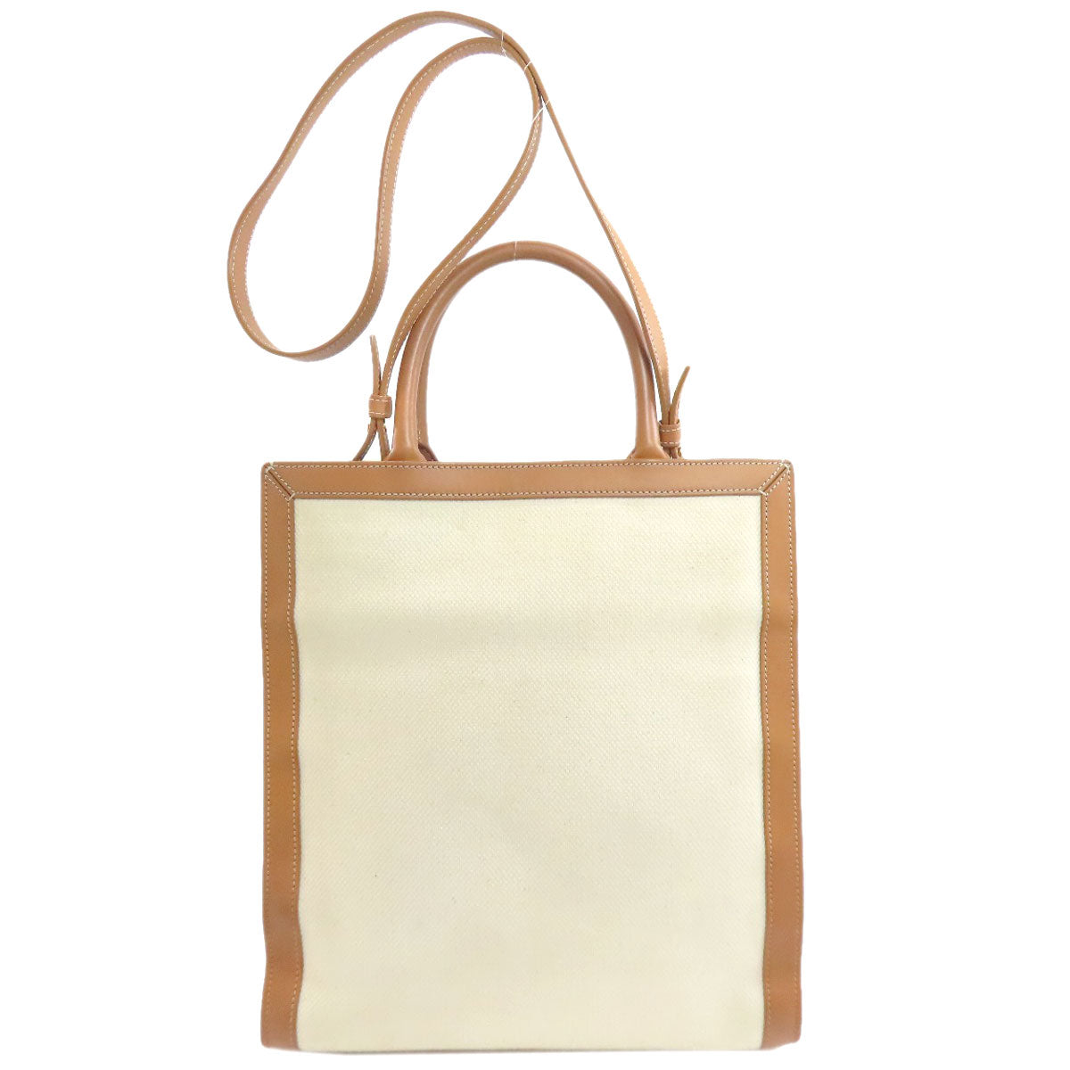 CELINE Vertical Cabas 2WAY Handbag Canvas Ladies [Used]