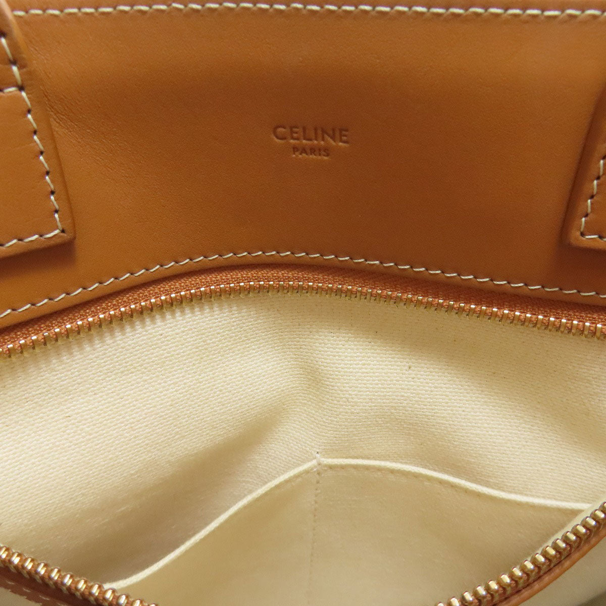 CELINE Vertical Cabas 2WAY Handbag Canvas Ladies [Used]