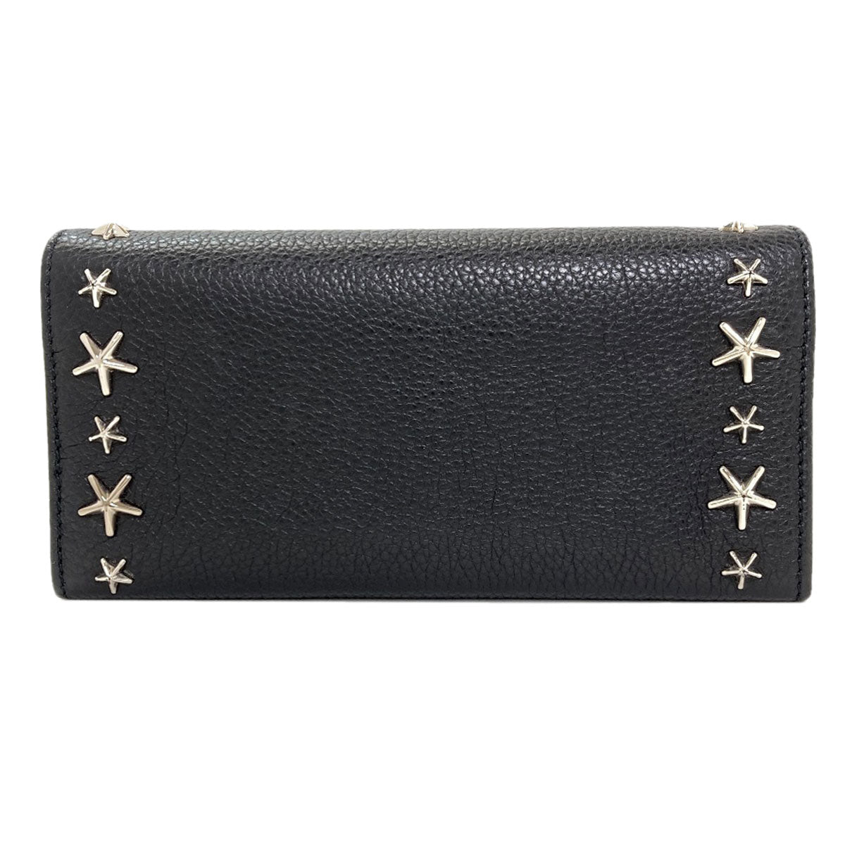 Jimmy Choo Star motif Long wallet (with coin pocket) Leather Ladies [Used]