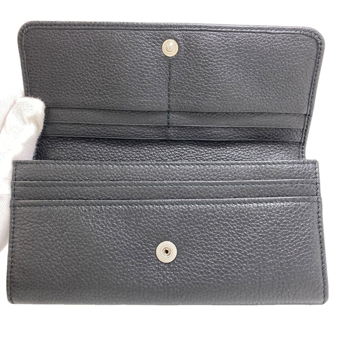 Jimmy Choo Star motif Long wallet (with coin pocket) Leather Ladies [Used]