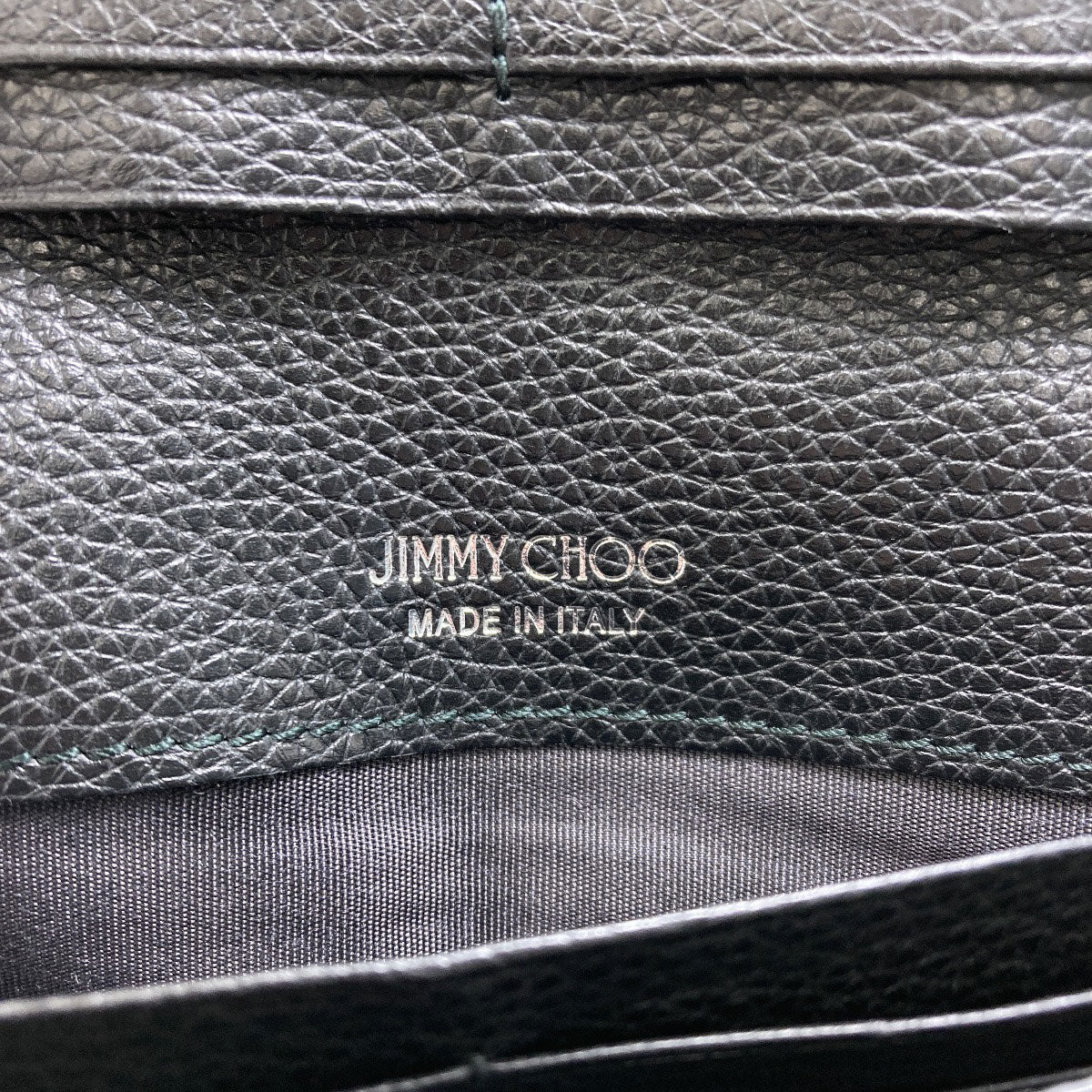 Jimmy Choo Star motif Long wallet (with coin pocket) Leather Ladies [Used]