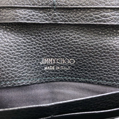 Jimmy Choo Star motif Long wallet (with coin pocket) Leather Ladies [Used]