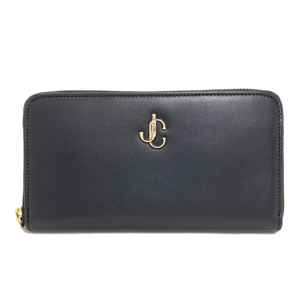 Jimmy Choo Pippa Long wallet (with coin pocket) Leather Ladies [Used]