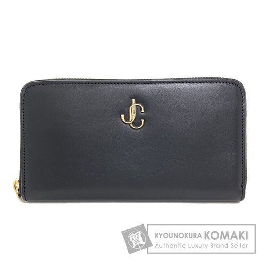 Jimmy Choo Pippa Long wallet (with coin pocket) Leather Ladies [Used]