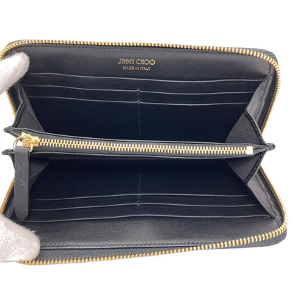 Jimmy Choo Pippa Long wallet (with coin pocket) Leather Ladies [Used]