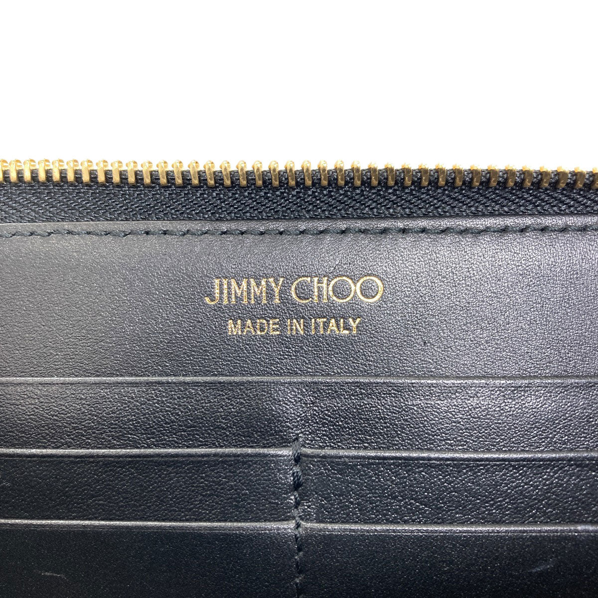 Jimmy Choo Pippa Long wallet (with coin pocket) Leather Ladies [Used]