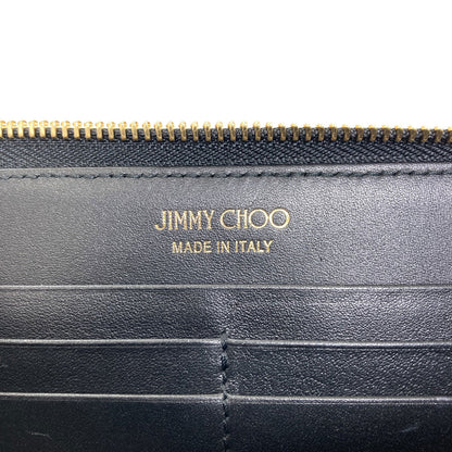 Jimmy Choo Pippa Long wallet (with coin pocket) Leather Ladies [Used]