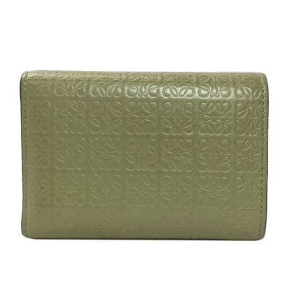 LOEWE Repeat Trifold Wallet Tri-fold wallet (with Coin Pocket) Calf Ladies [Used]