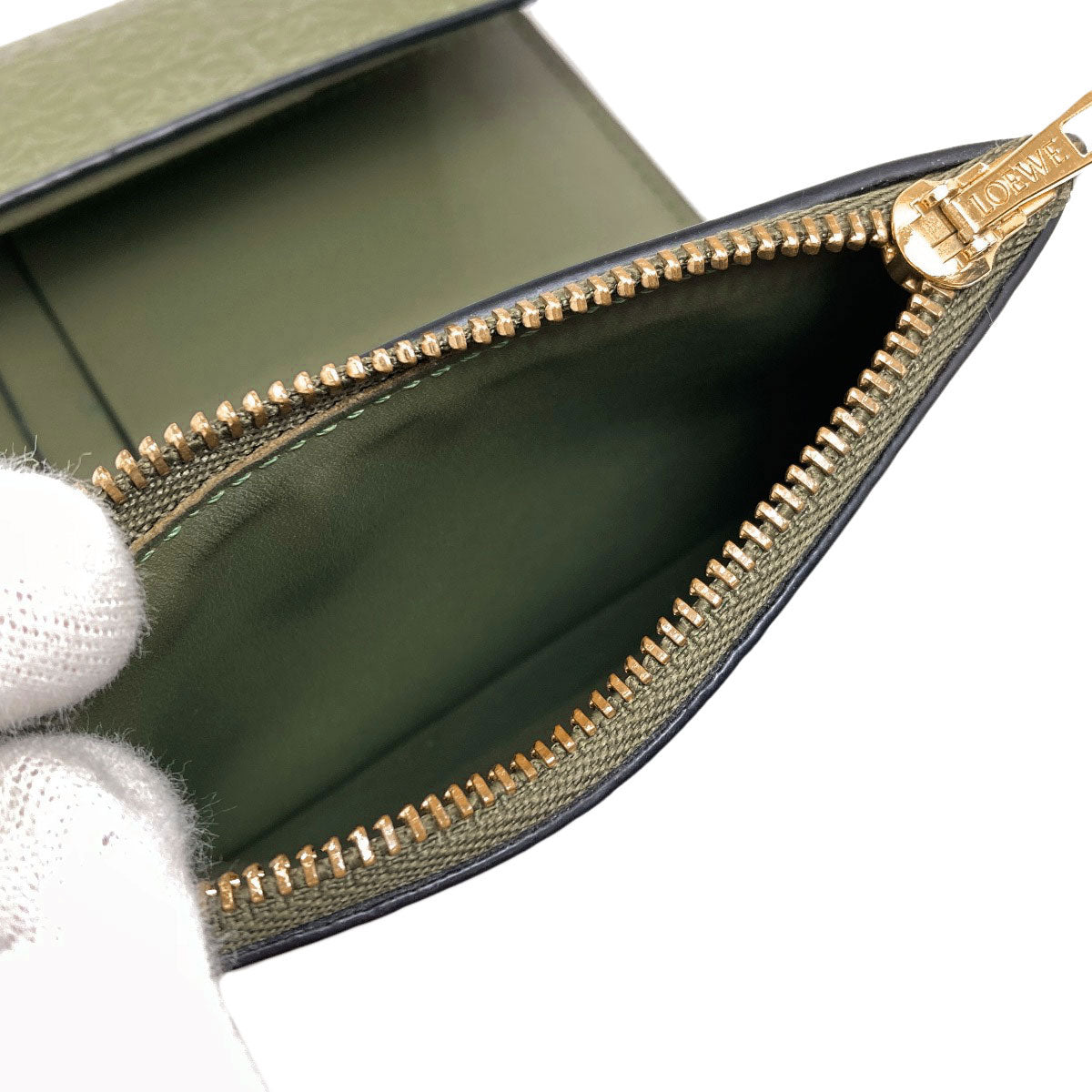 LOEWE Repeat Trifold Wallet Tri-fold wallet (with Coin Pocket) Calf Ladies [Used]