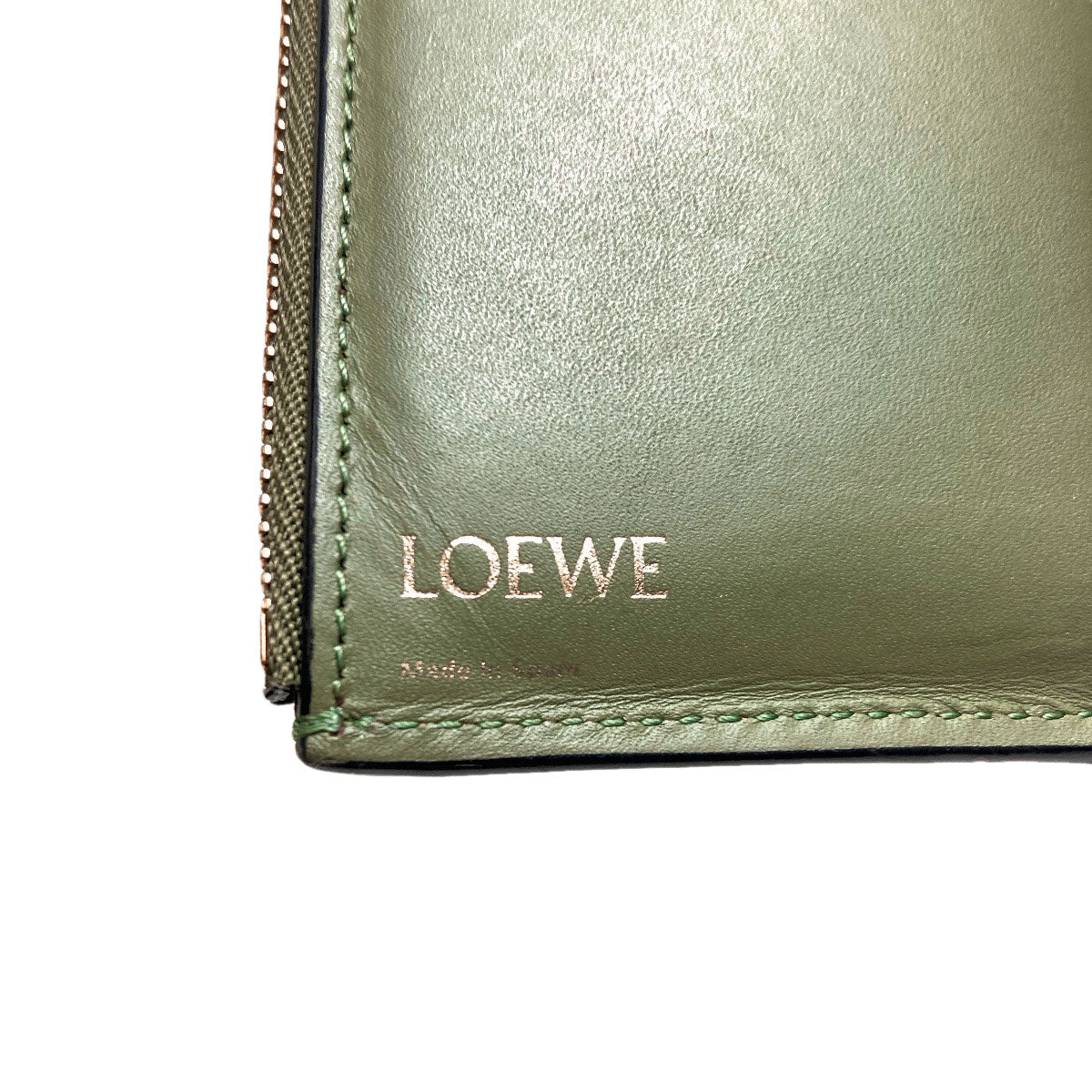 LOEWE Repeat Trifold Wallet Tri-fold wallet (with Coin Pocket) Calf Ladies [Used]