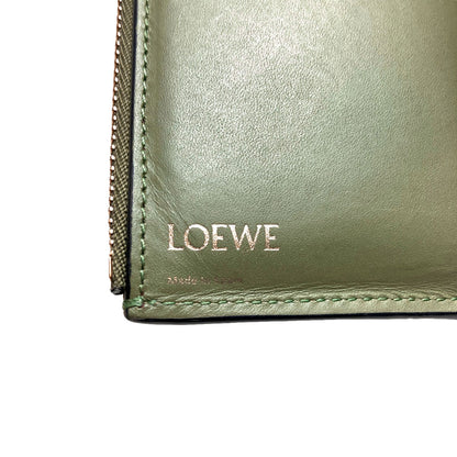 LOEWE Repeat Trifold Wallet Tri-fold wallet (with Coin Pocket) Calf Ladies [Used]