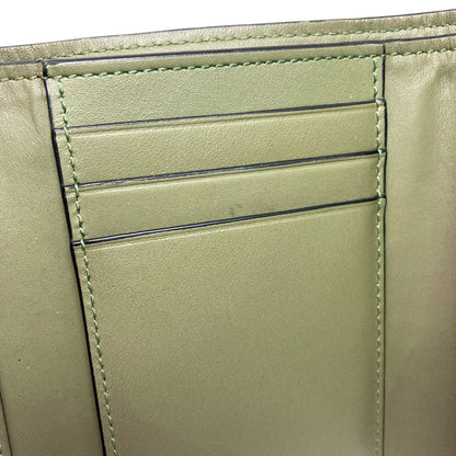 LOEWE Repeat Trifold Wallet Tri-fold wallet (with Coin Pocket) Calf Ladies [Used]