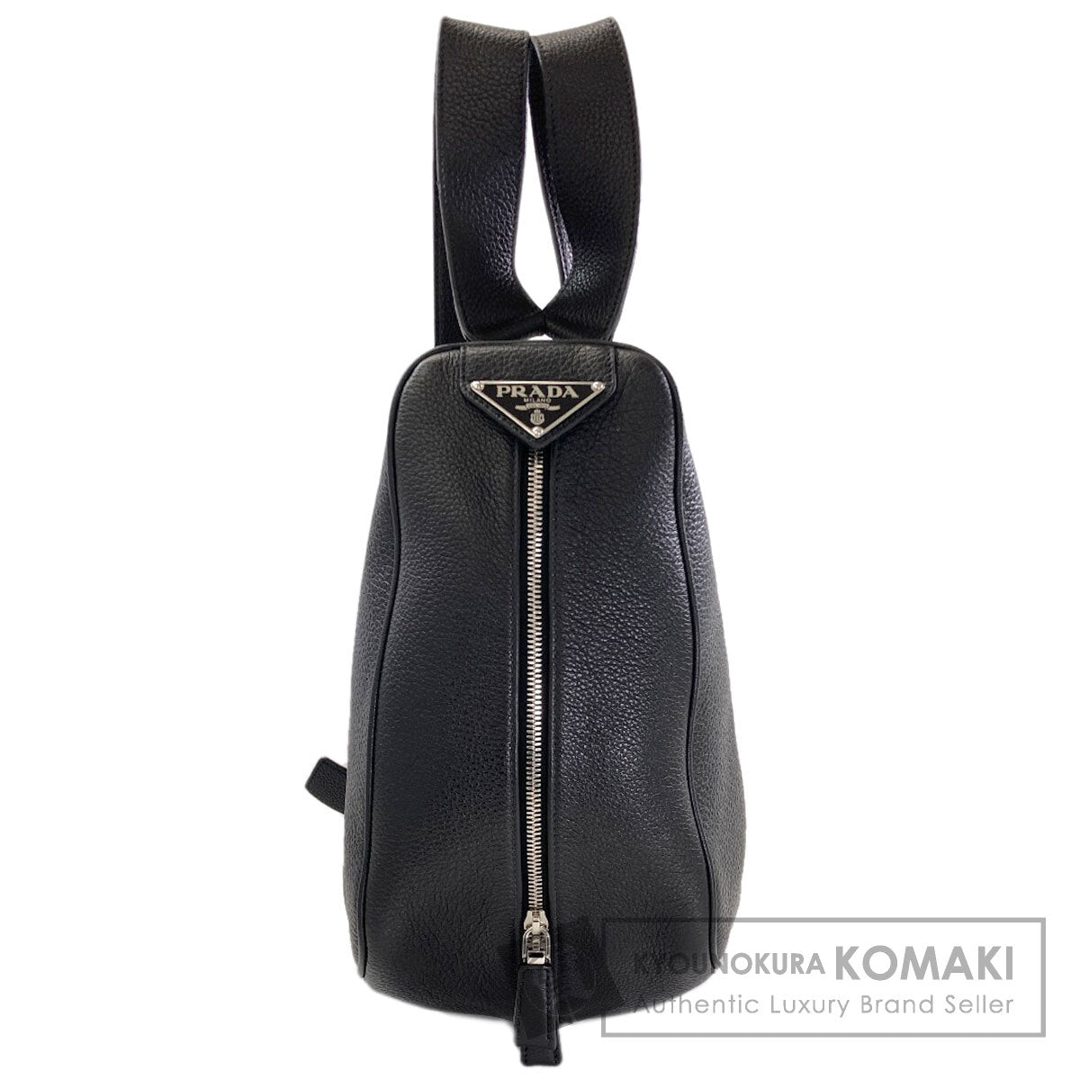 PRADA 2VZ099 Triangle Backpack Â· Daypack Leather Ladies [Used]