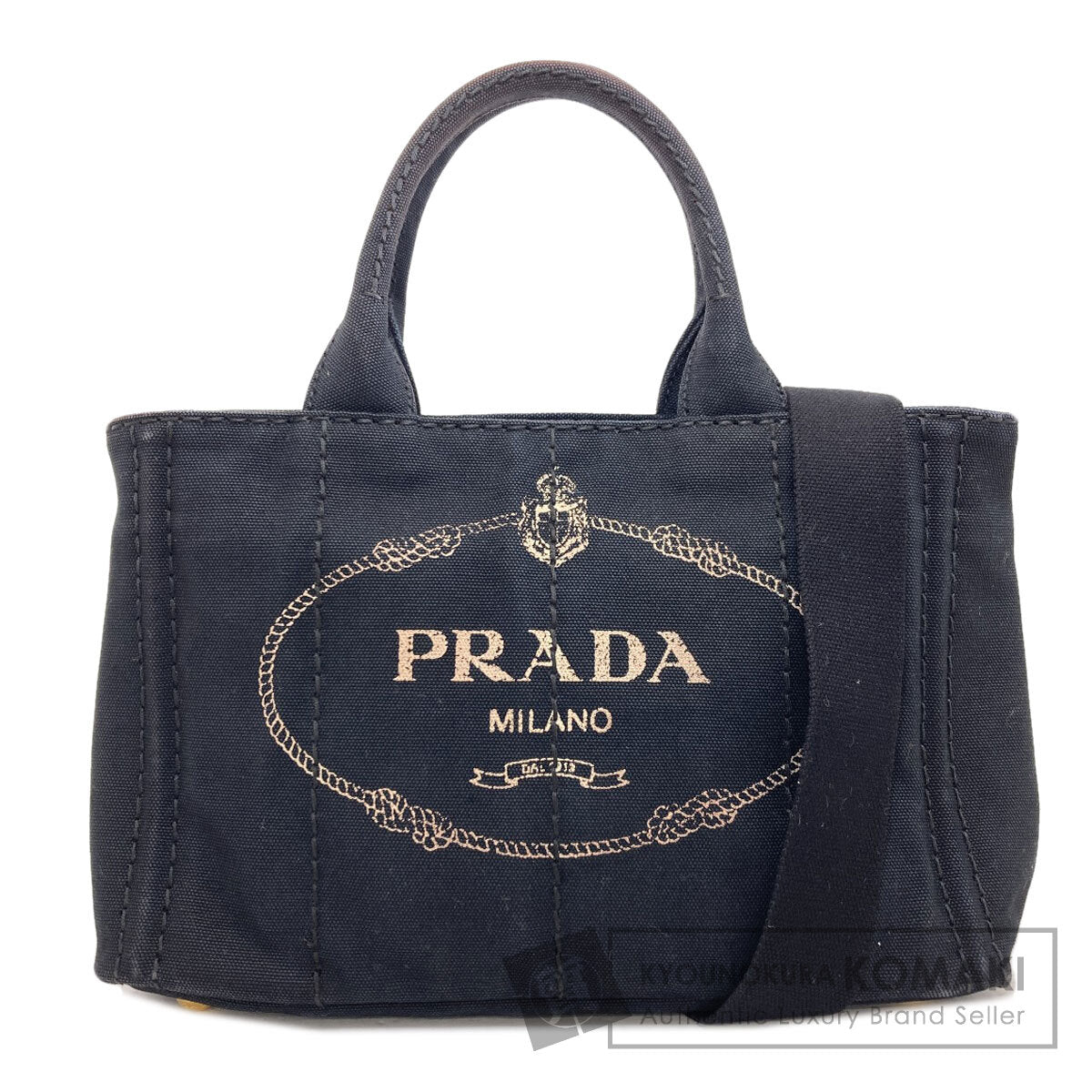 PRADA Canapa mini 2 WAY Handbag Canvas Ladies [Used]