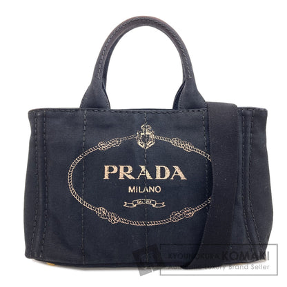 PRADA Canapa mini 2 WAY Handbag Canvas Ladies [Used]