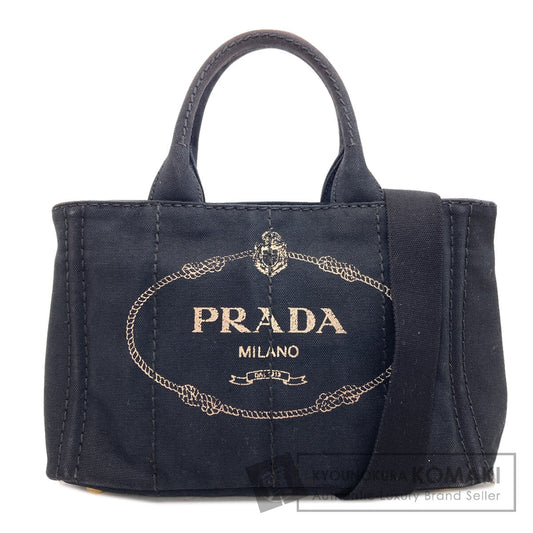 PRADA Canapa mini 2 WAY Handbag Canvas Ladies [Used]