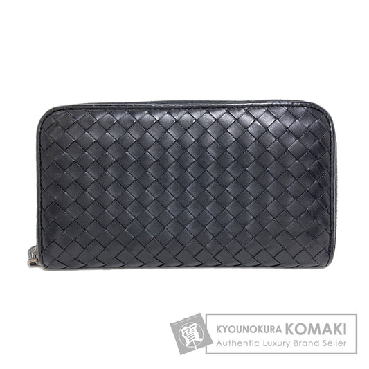 BOTTEGA VENETA Intrecciato Long wallet (with coin pocket) Calf Ladies [Used]