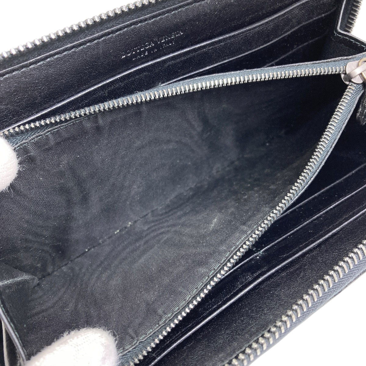 BOTTEGA VENETA Intrecciato Long wallet (with coin pocket) Calf Ladies [Used]
