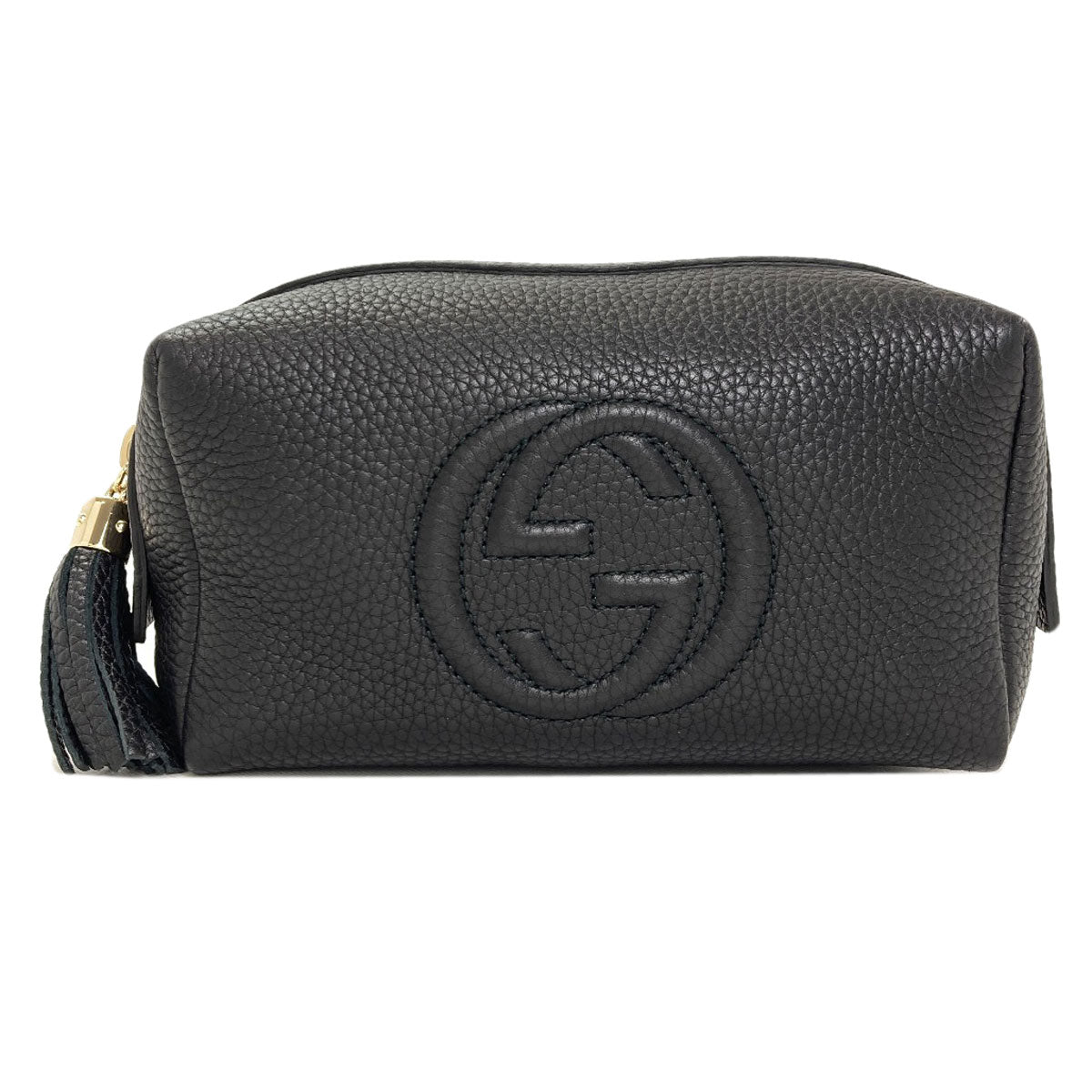 GUCCI 308636 Soho Cosmetics Pouch Leather Ladies [Used]