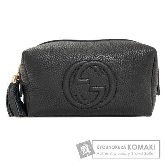 GUCCI 308636 Soho Cosmetics Pouch Leather Ladies [Used]