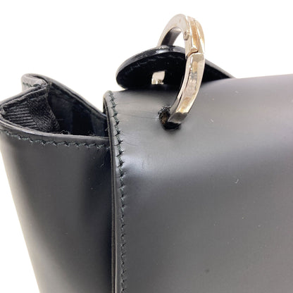 Salvatore Ferragamo logo Shoulder Bag Leather Ladies [Used]