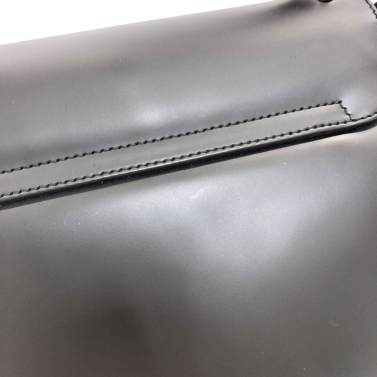 Salvatore Ferragamo logo Shoulder Bag Leather Ladies [Used]