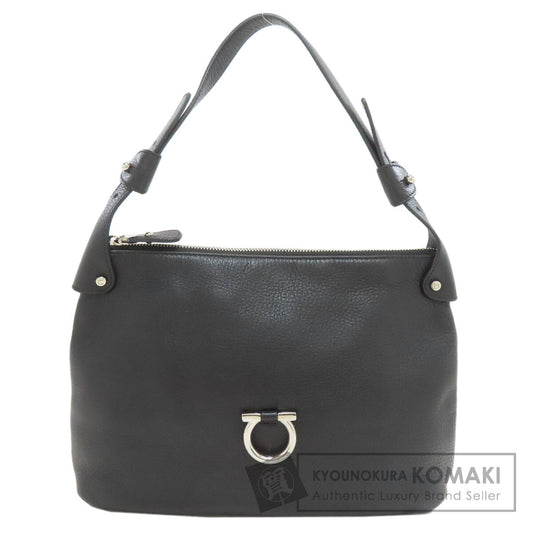 Salvatore Ferragamo one belt GanciniHardware Shoulder Bag Leather Ladies [Used]