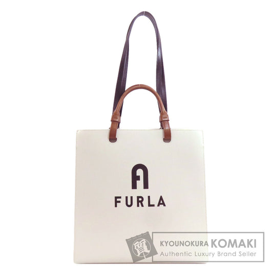 Furla Arch logo 2WAY Handbag Leather Ladies [Used]