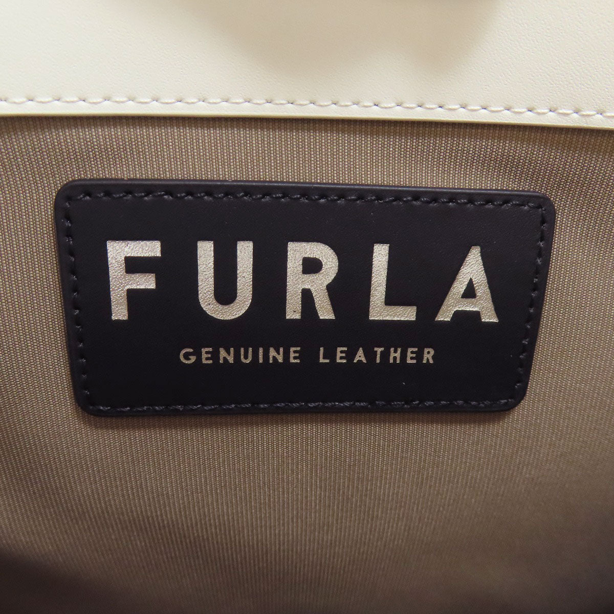 Furla Arch logo 2WAY Handbag Leather Ladies [Used]