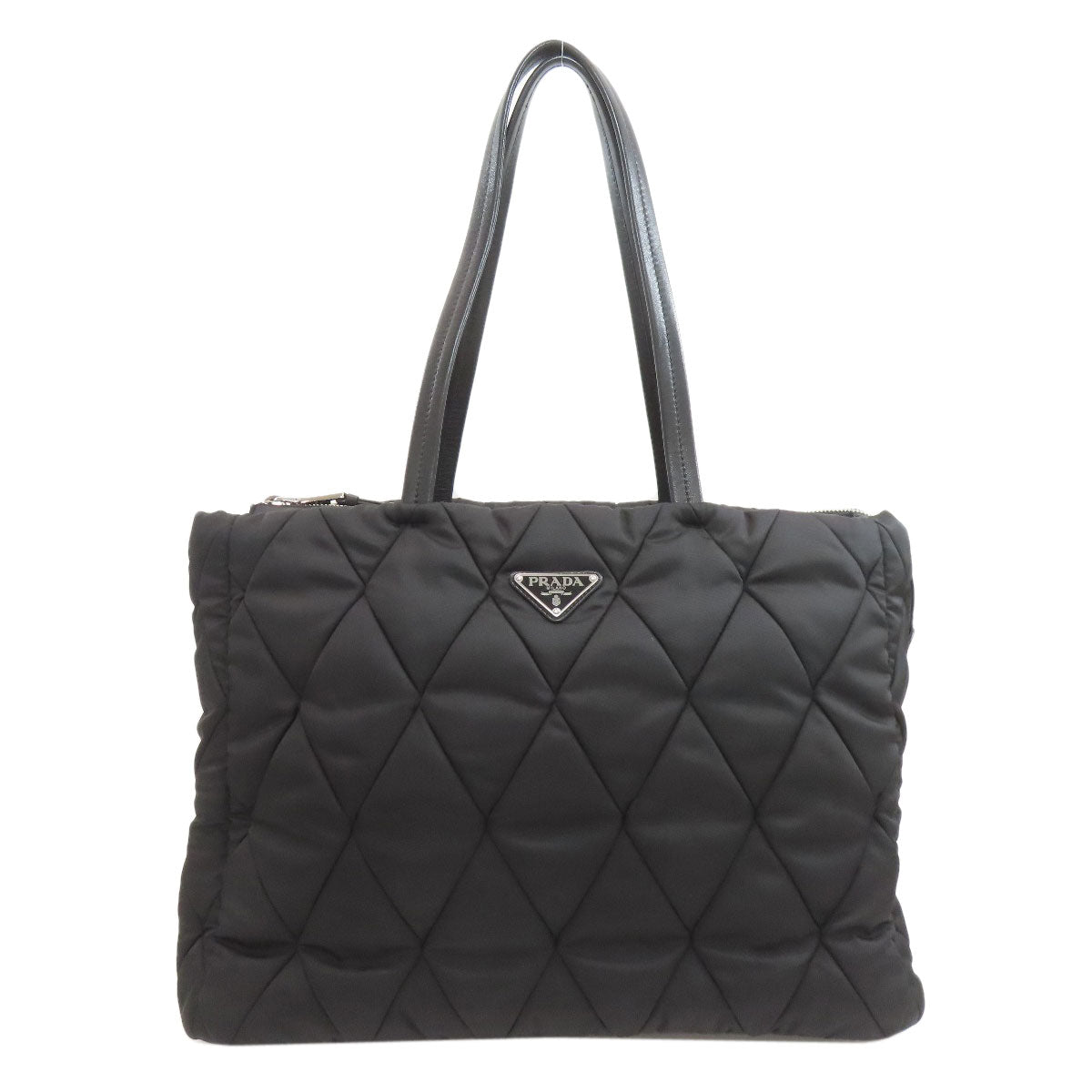 PRADA Logo hardware quilting Tote Bag Nylon Ladies [Used]