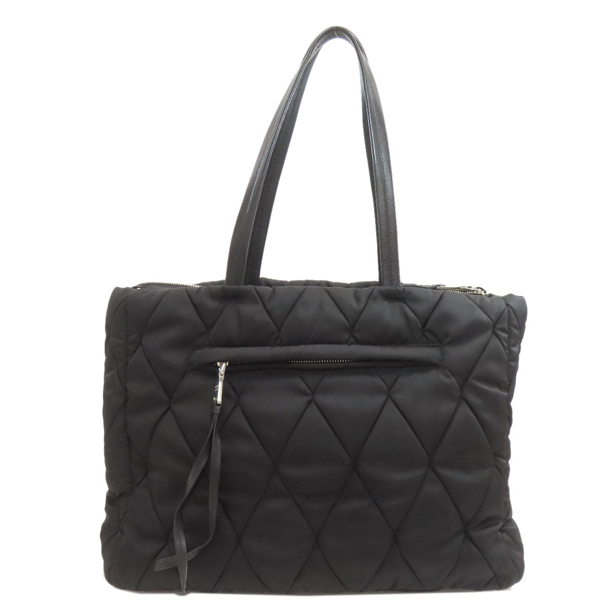 PRADA Logo hardware quilting Tote Bag Nylon Ladies [Used]