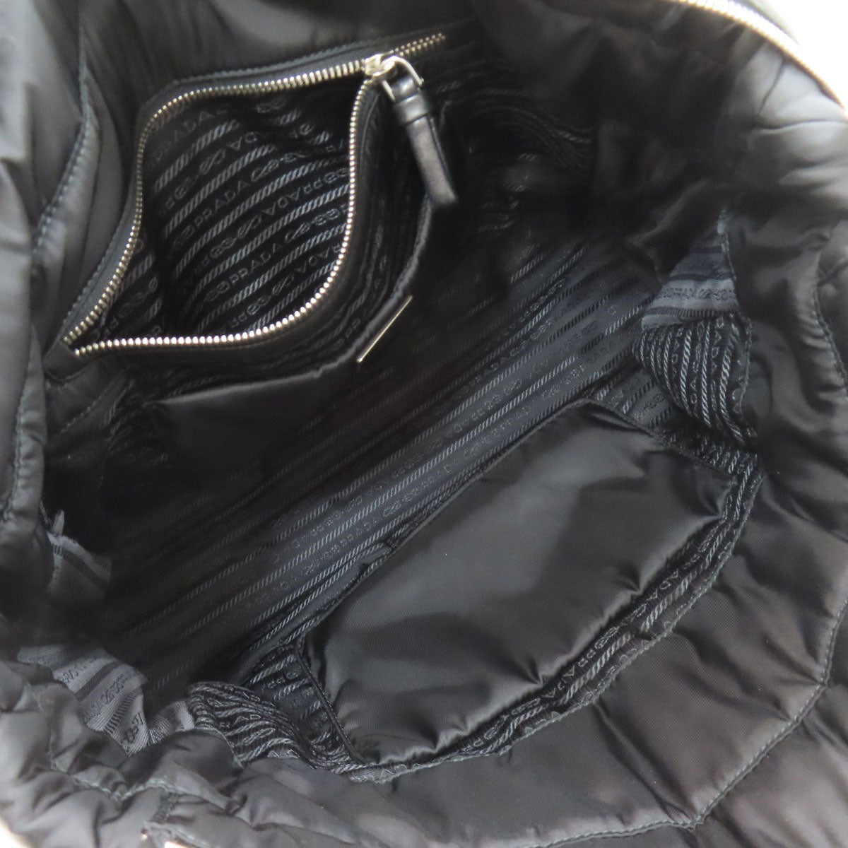 PRADA Logo hardware quilting Tote Bag Nylon Ladies [Used]