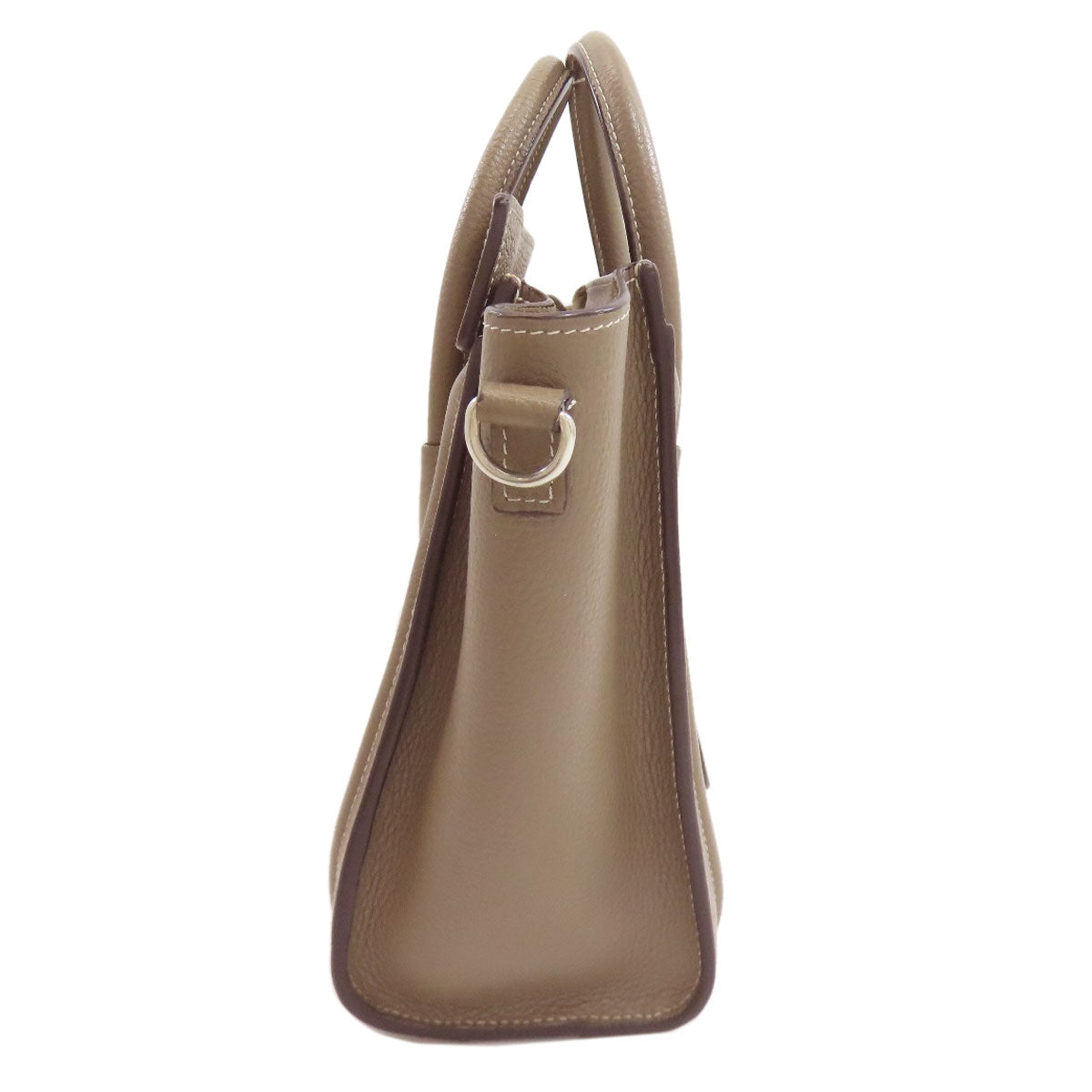 CELINE Luggage nano 2 WAY Handbag Calf Ladies [Used]