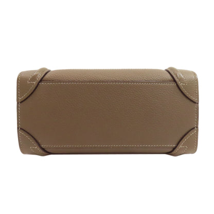 CELINE Luggage nano 2 WAY Handbag Calf Ladies [Used]