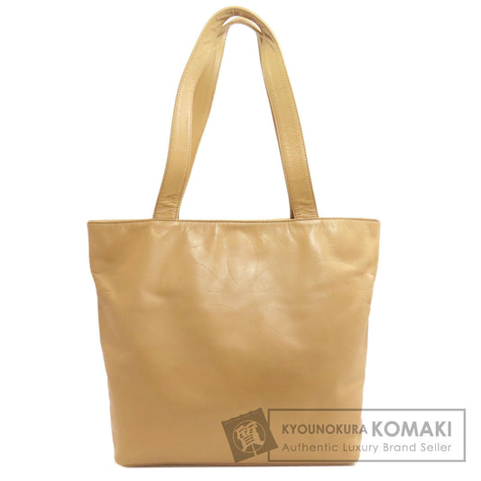 CHANEL COCO Mark GoldHardware Tote Bag Calf Ladies [Used]