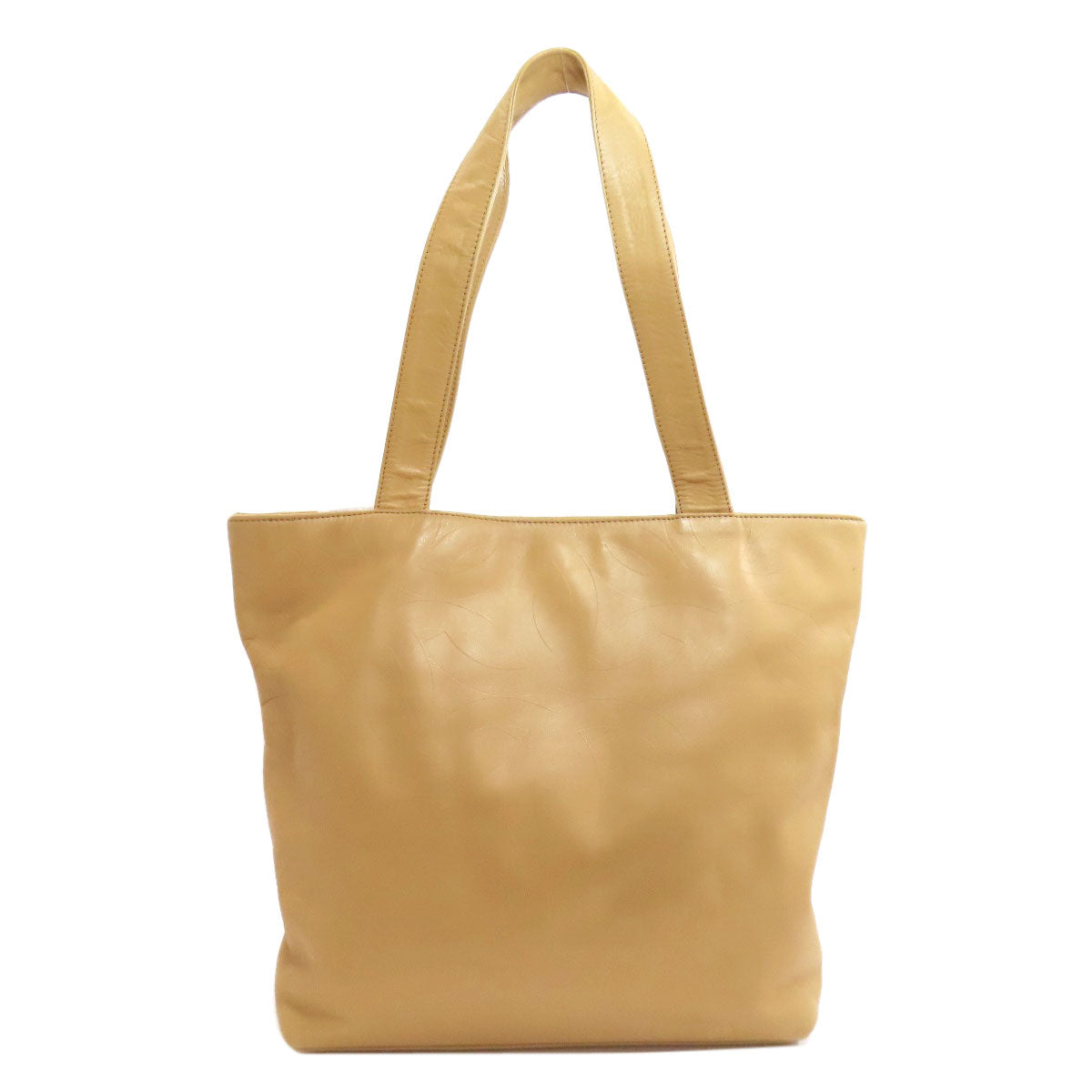 CHANEL COCO Mark GoldHardware Tote Bag Calf Ladies [Used]