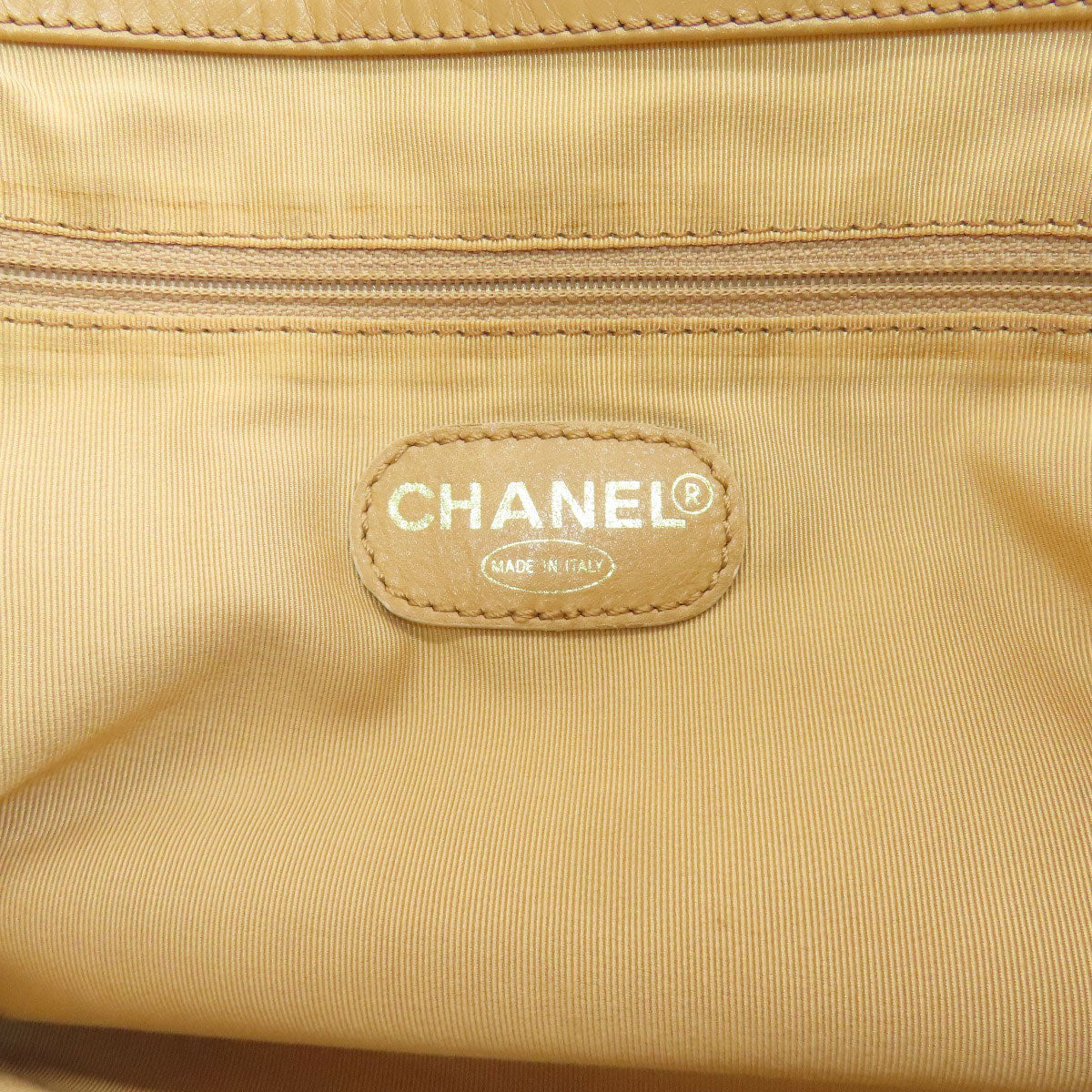 CHANEL COCO Mark GoldHardware Tote Bag Calf Ladies [Used]