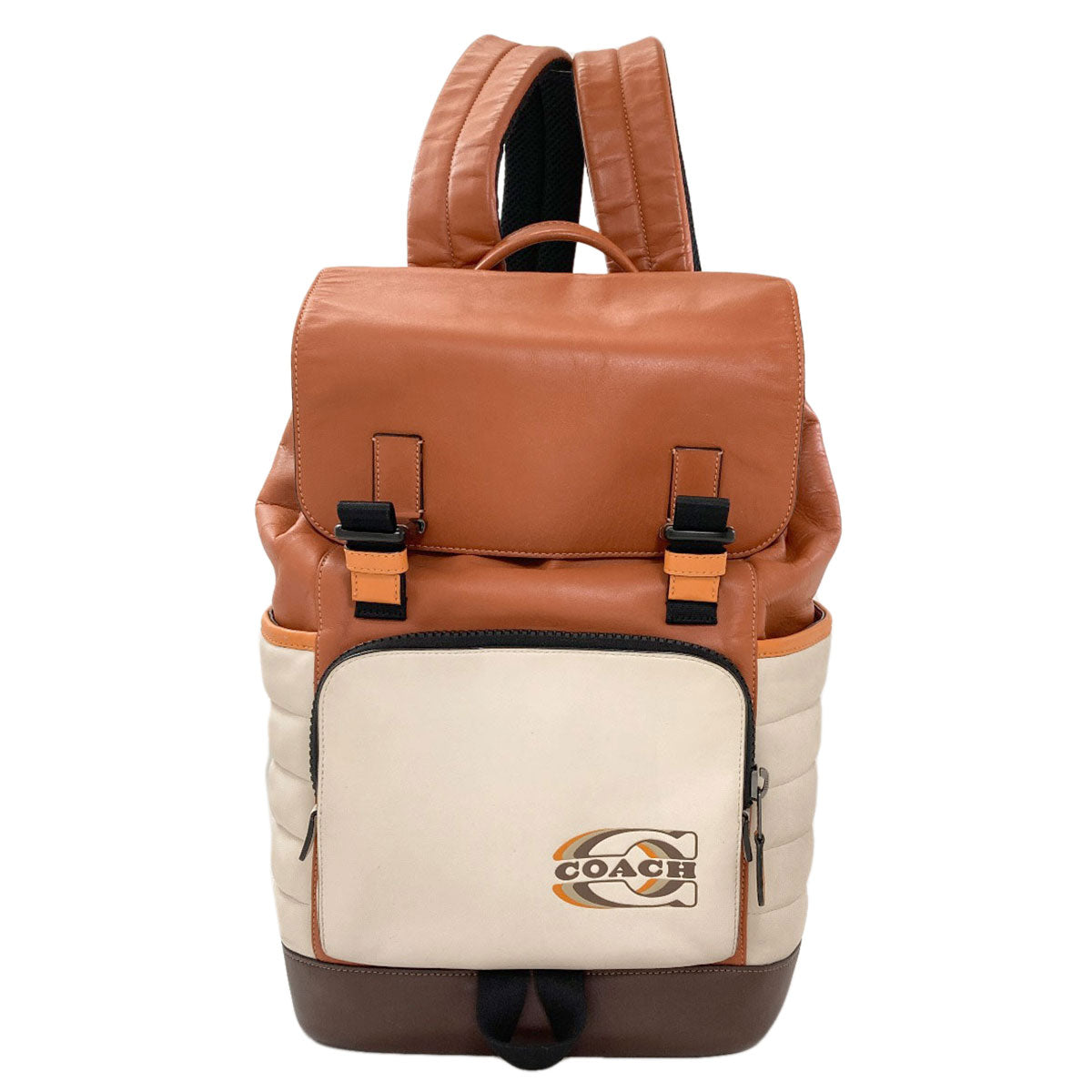 COACH CE542 Track Backpack - Quilted and Coach Stamp Backpack Â· Daypack Leather mens [Used]
