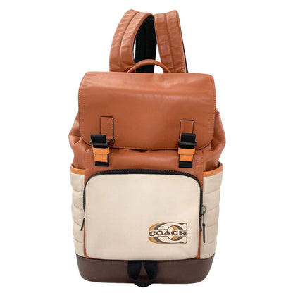 COACH CE542 Track Backpack - Quilted and Coach Stamp Backpack Â· Daypack Leather mens [Used]