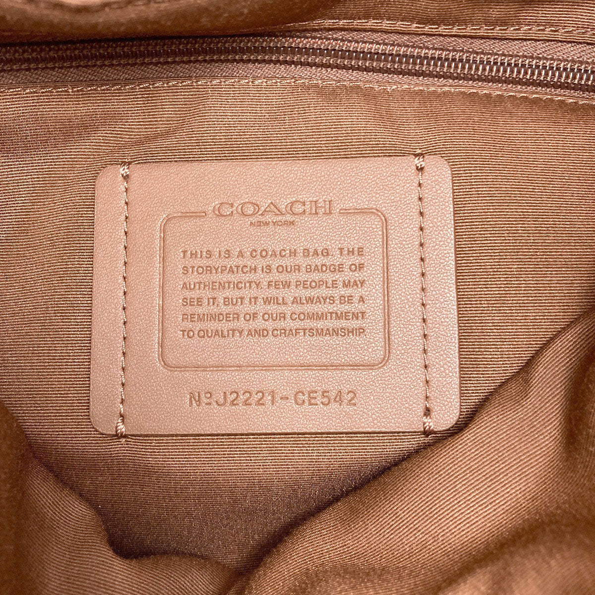COACH CE542 Track Backpack - Quilted and Coach Stamp Backpack Â· Daypack Leather mens [Used]