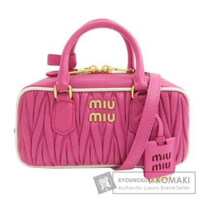 MIUMIU Arcadi Matelasse 2WAY Handbag Calf Ladies [Used]