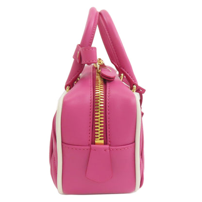 MIUMIU Arcadi Matelasse 2WAY Handbag Calf Ladies [Used]