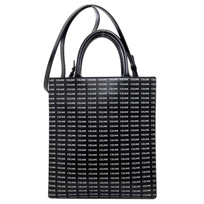CELINE Vertical Cabas 2WAY Handbag Calf Ladies [Used]
