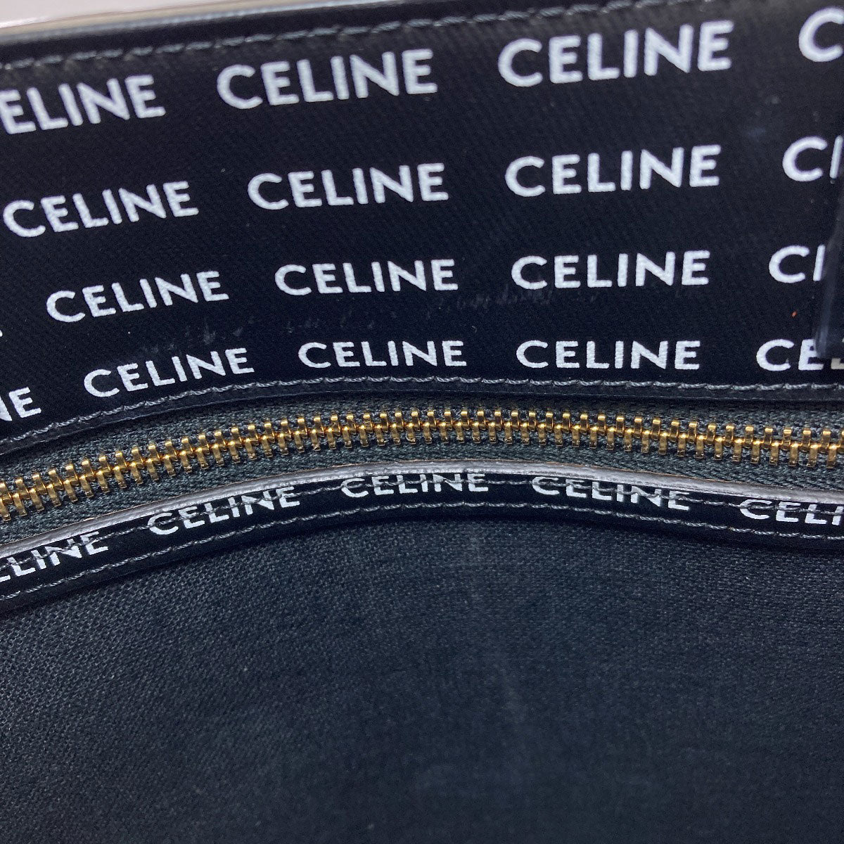 CELINE Vertical Cabas 2WAY Handbag Calf Ladies [Used]