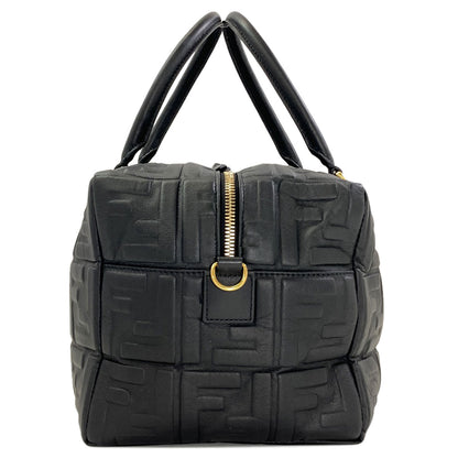 FENDI ZUCCA pattern embossed 2-way Handbag Calf Ladies [Used]