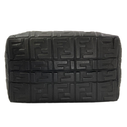 FENDI ZUCCA pattern embossed 2-way Handbag Calf Ladies [Used]