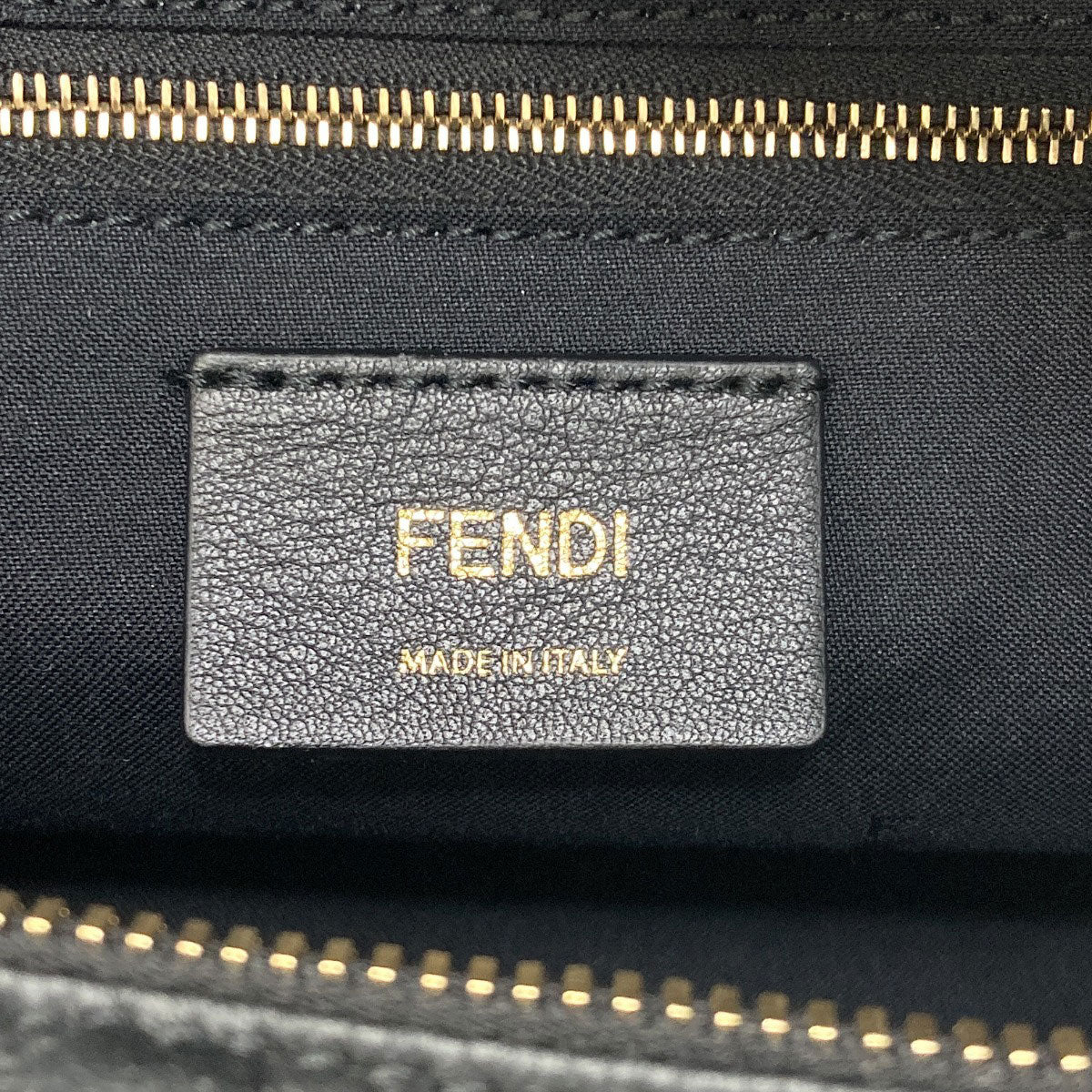 FENDI ZUCCA pattern embossed 2-way Handbag Calf Ladies [Used]