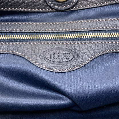 TODS logo Handbag Leather Ladies [Used]