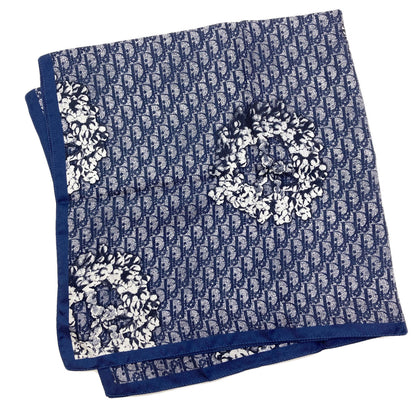 Dior Trotter pattern Scarf Silk Ladies [Used]