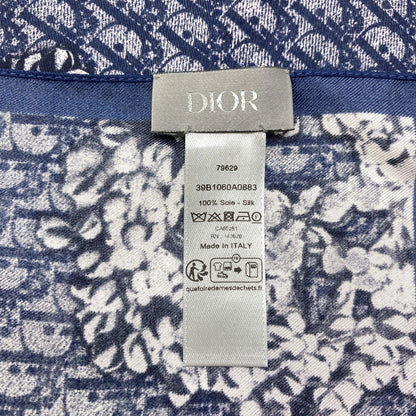 Dior Trotter pattern Scarf Silk Ladies [Used]